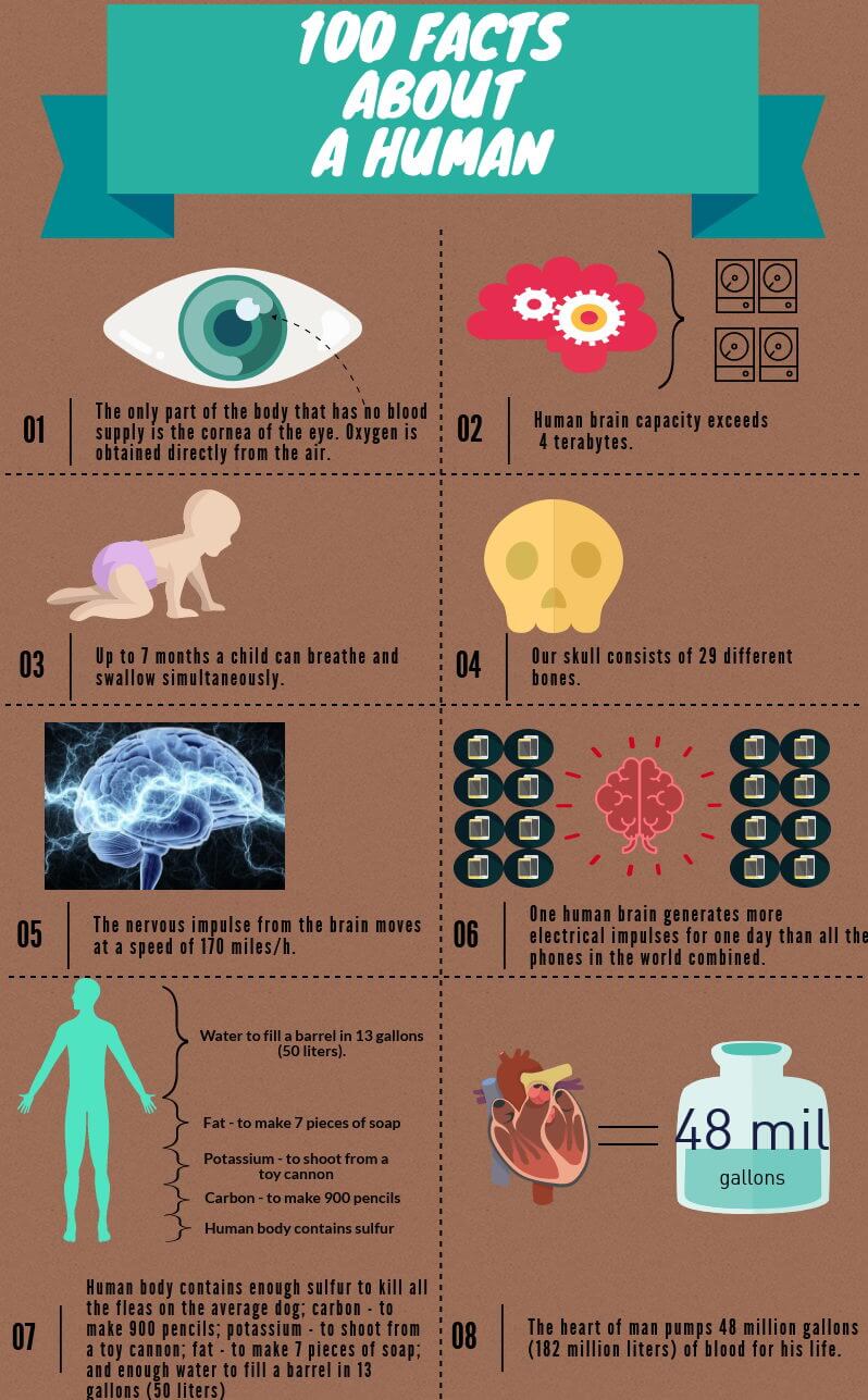 100-amazing-and-interesting-facts-about-a-human-being